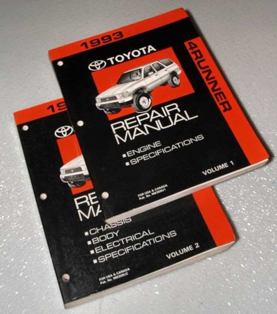 1993 toyota 4runner repair manual