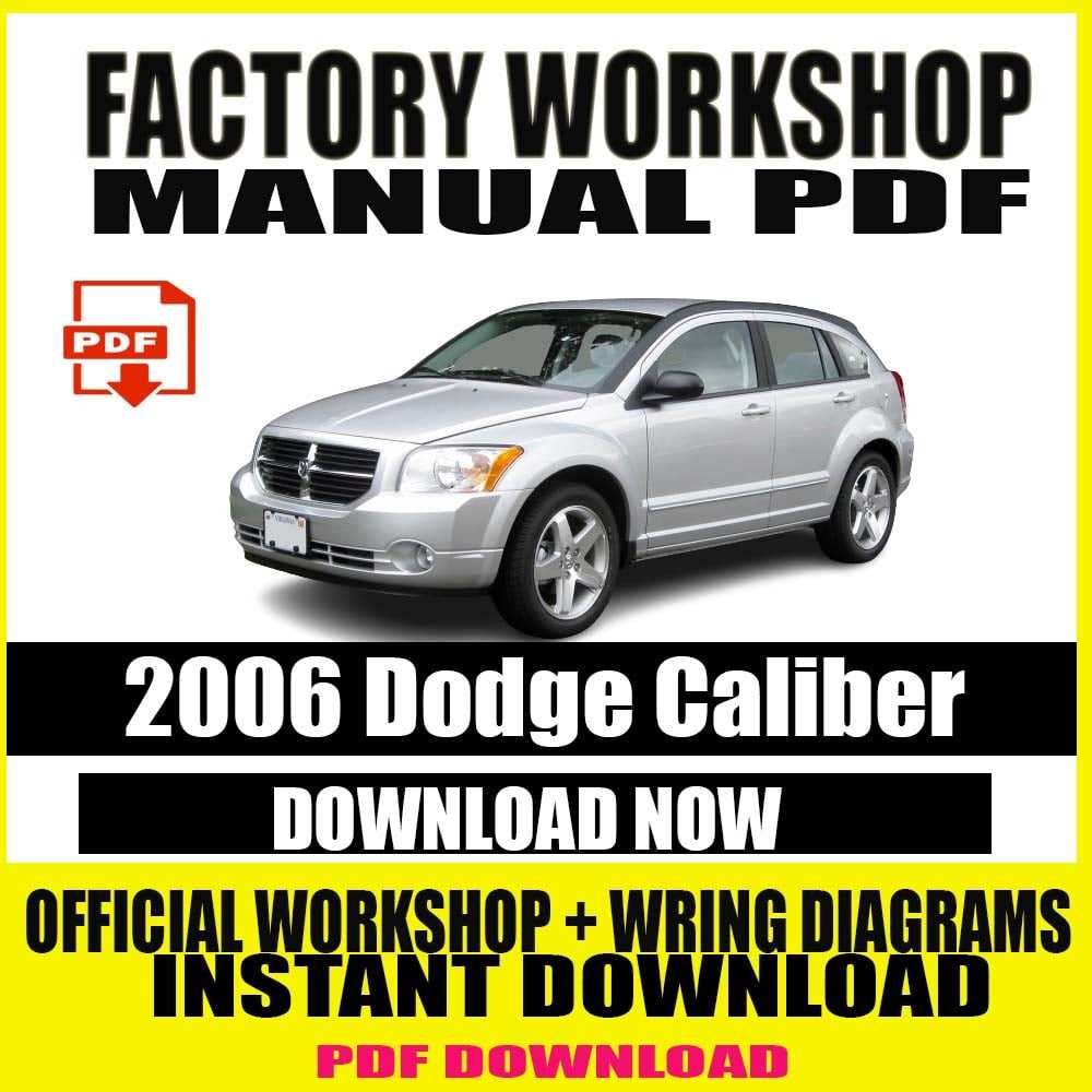 dodge caliber repair manual