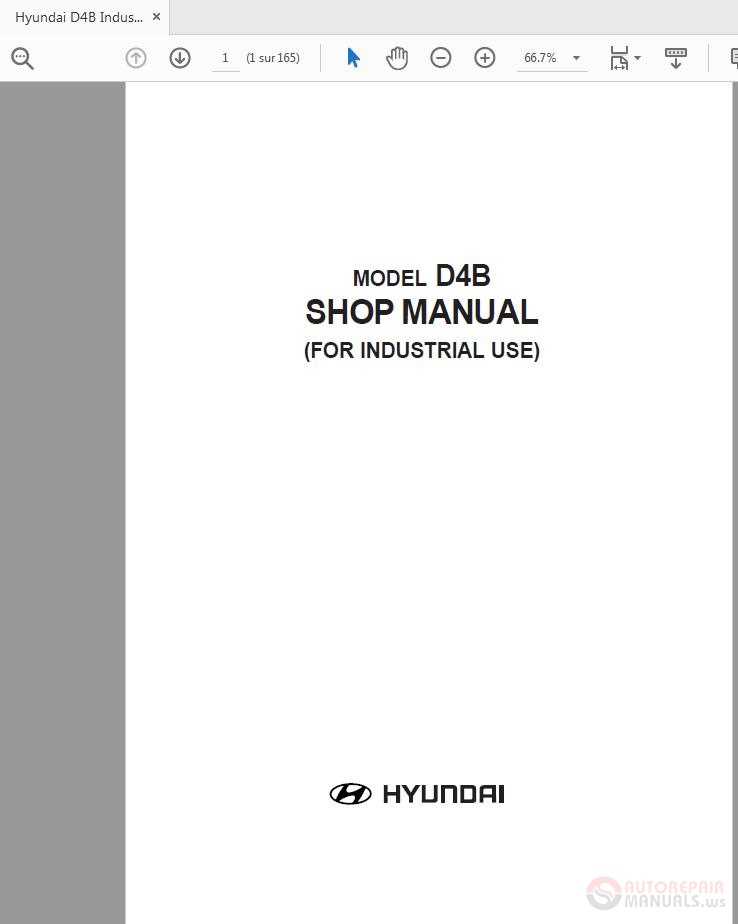 d4cb engine repair manual