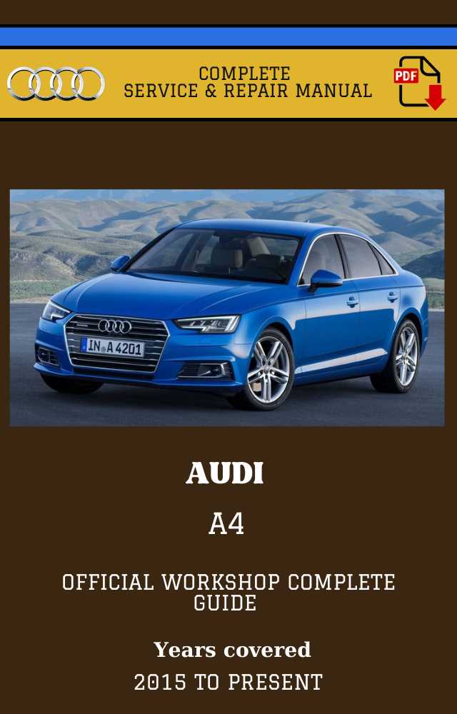 audi a4 service repair manual