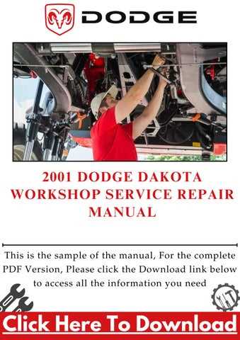 2001 dodge dakota repair manual