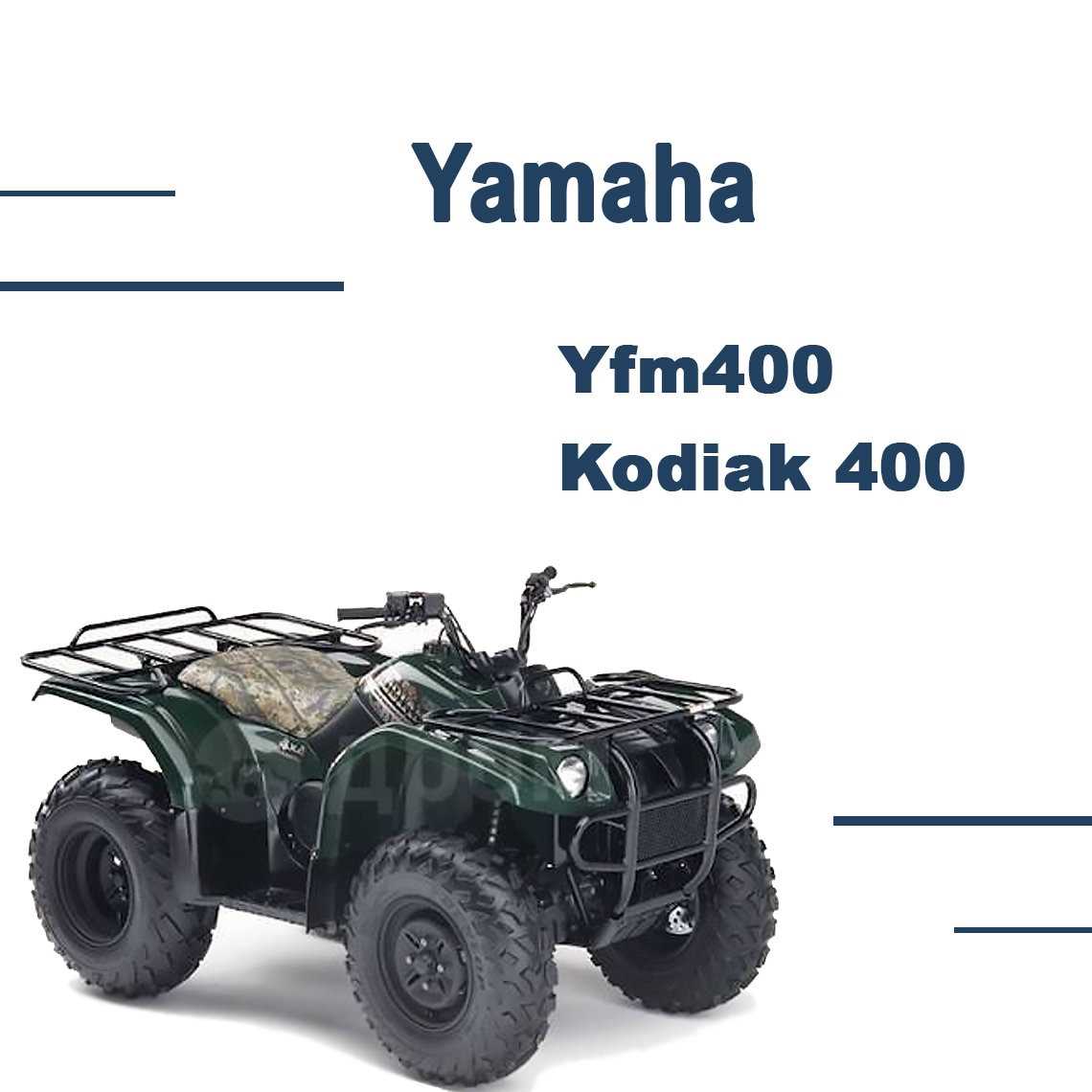 2000 yamaha kodiak 400 4x4 repair manual