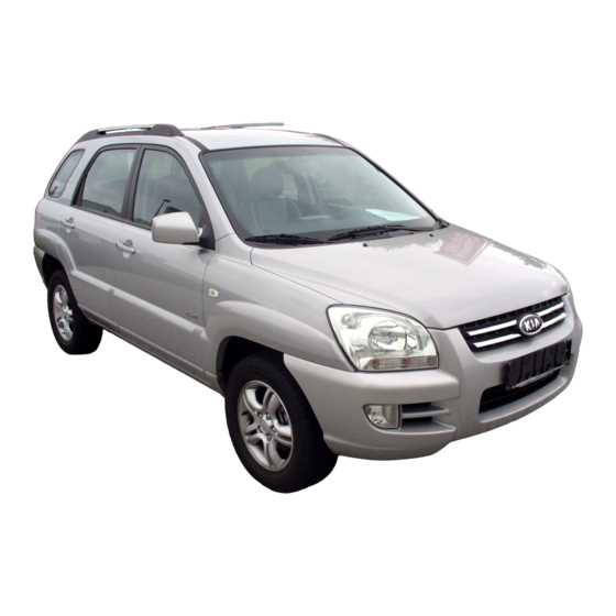 2001 kia sportage repair manual