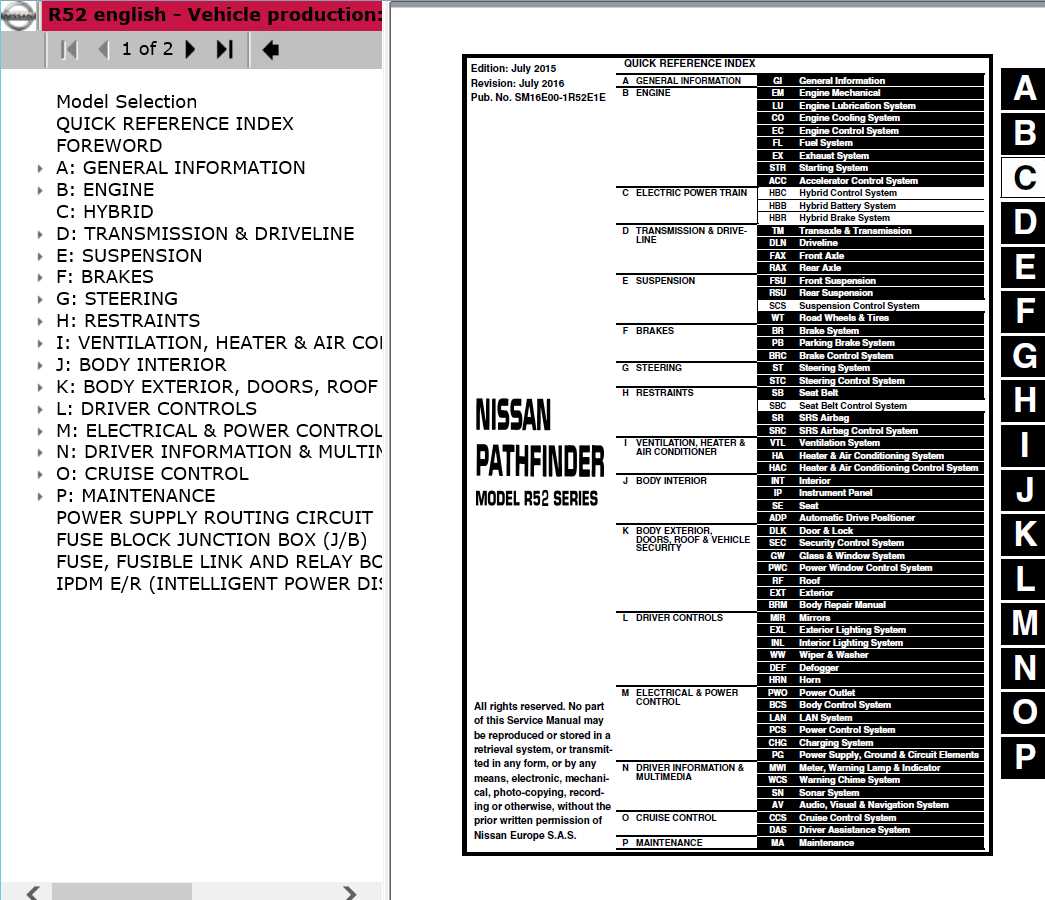 nissan body repair manual