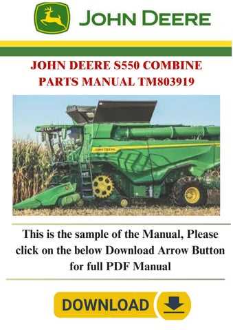 john deere 550 dozer repair manual