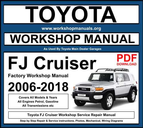 2010 toyota fj cruiser repair manual