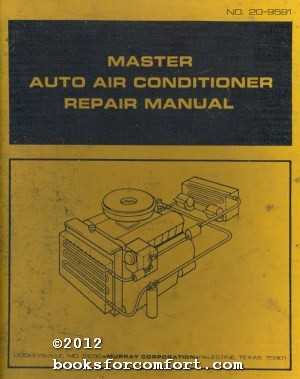 automotive air conditioning repair manual