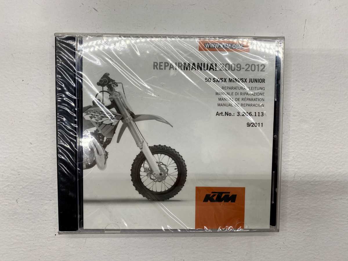 2019 ktm 50 sx repair manual