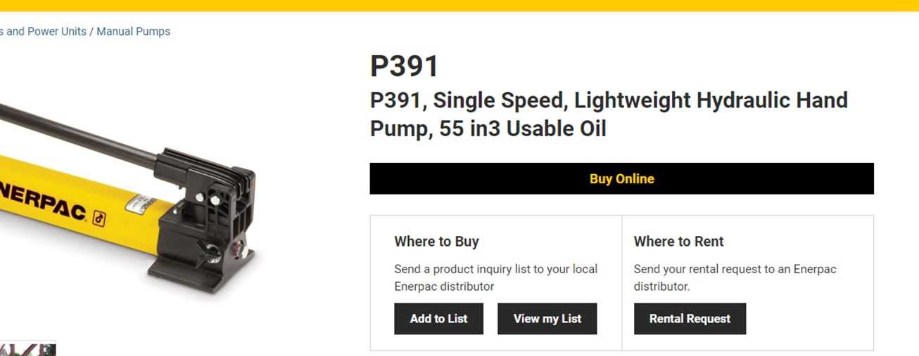 enerpac p 392 repair manual