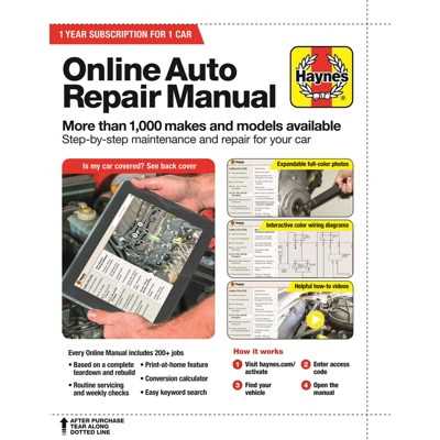 discount auto repair manuals