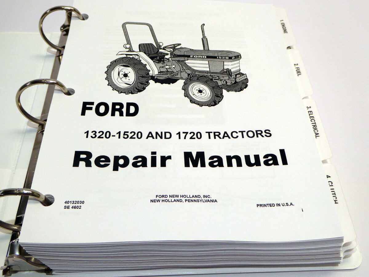 ford 1715 tractor repair manual