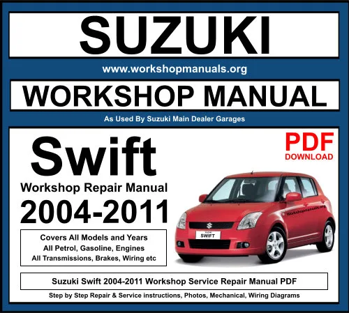 suzuki swift repair manual