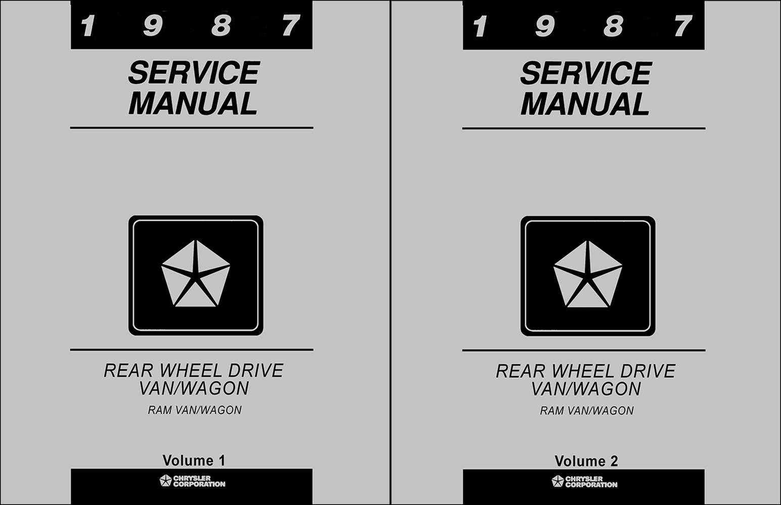 dodge ram van repair manual