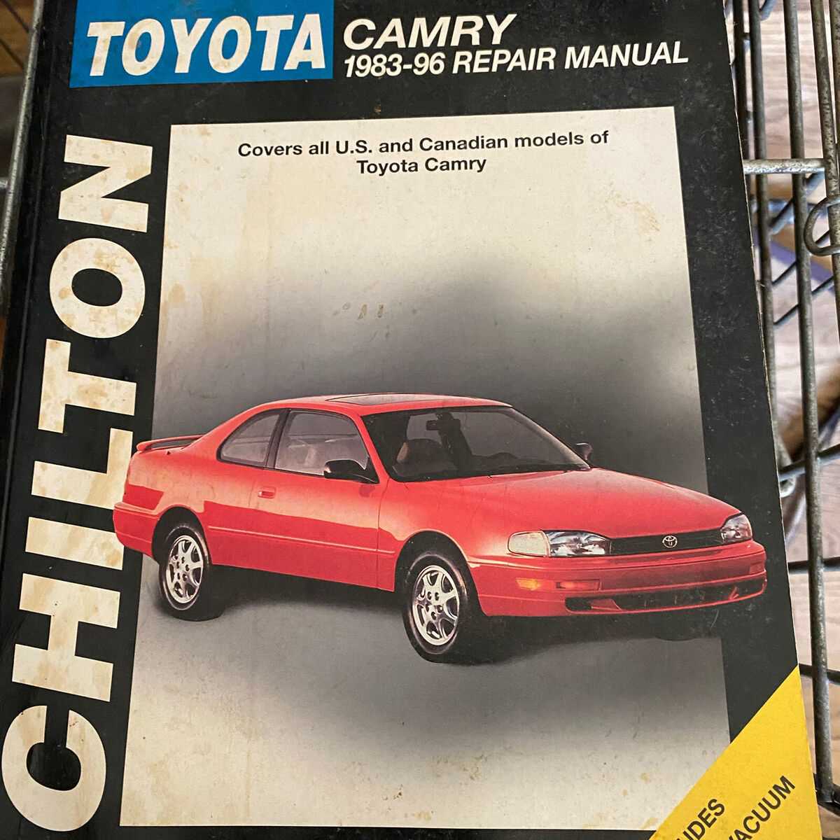 chilton toyota camry repair manual