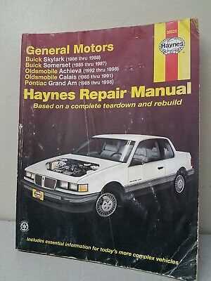 1994 pontiac grand am repair manual