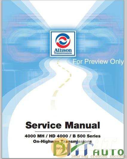 allison transmission repair manual