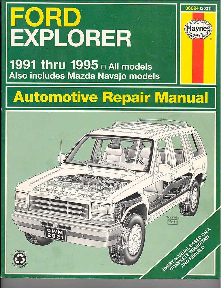 1991 ford explorer repair manual