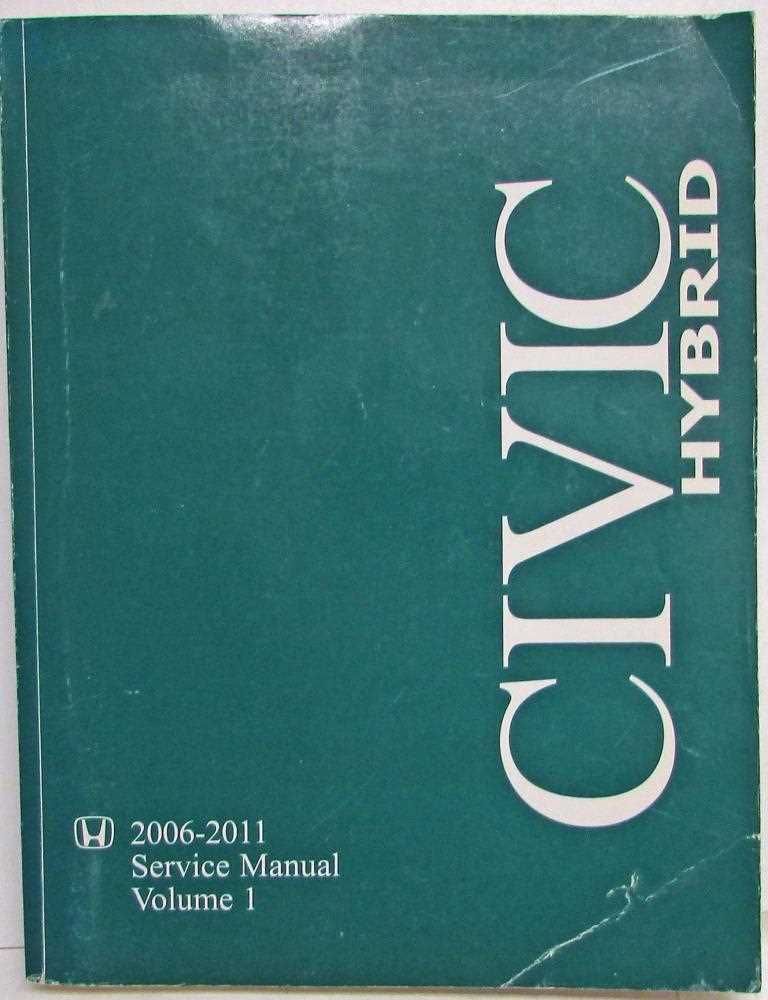 2008 honda civic hybrid repair manual