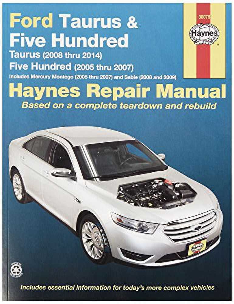 2007 mercury montego repair manual