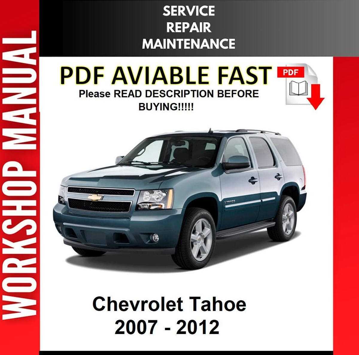 2002 chevy tahoe repair manual