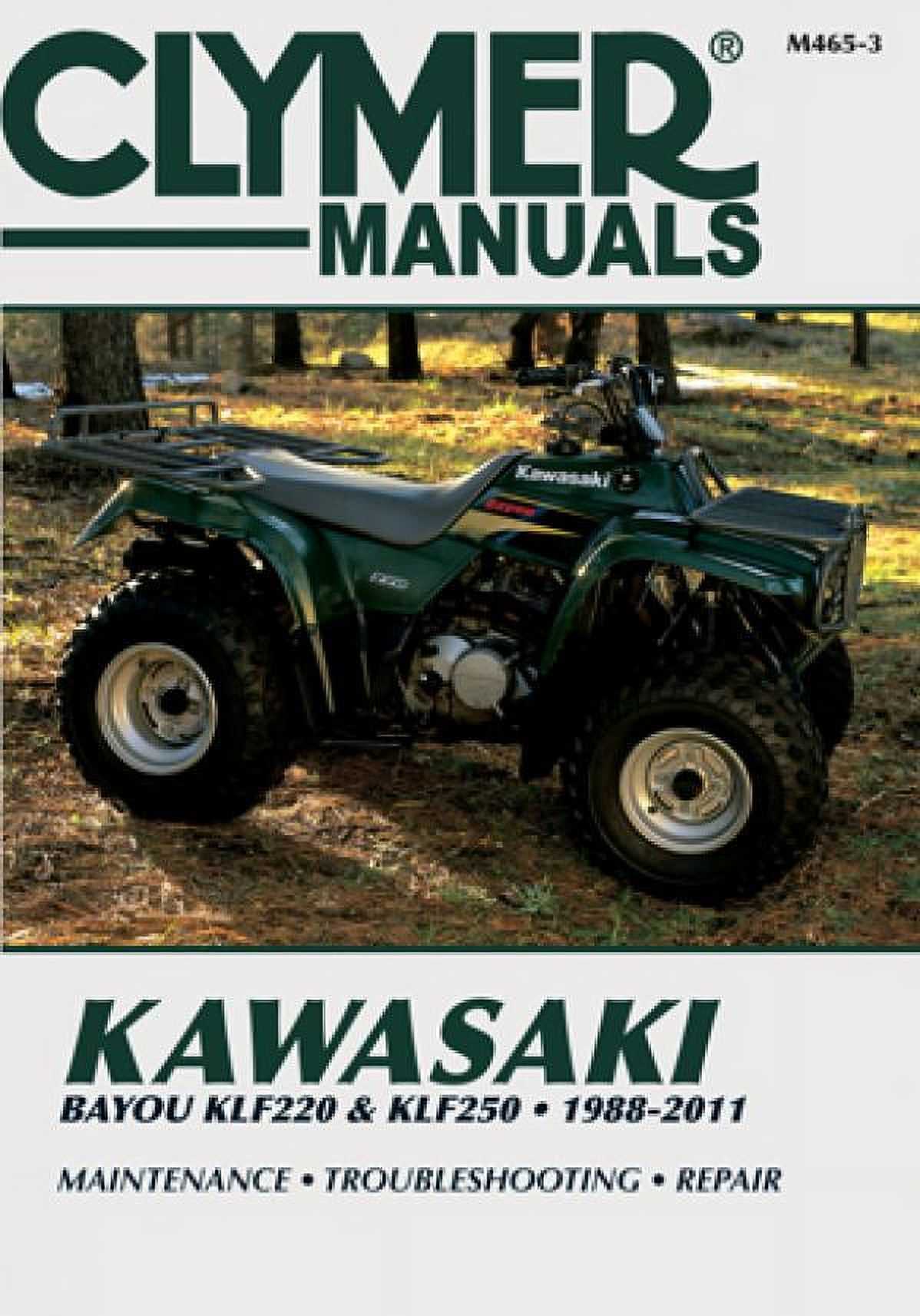 kawasaki kdx 200 repair manual