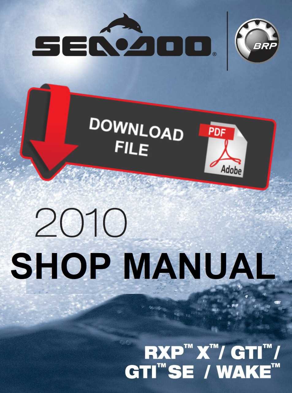 sea doo repair manuals