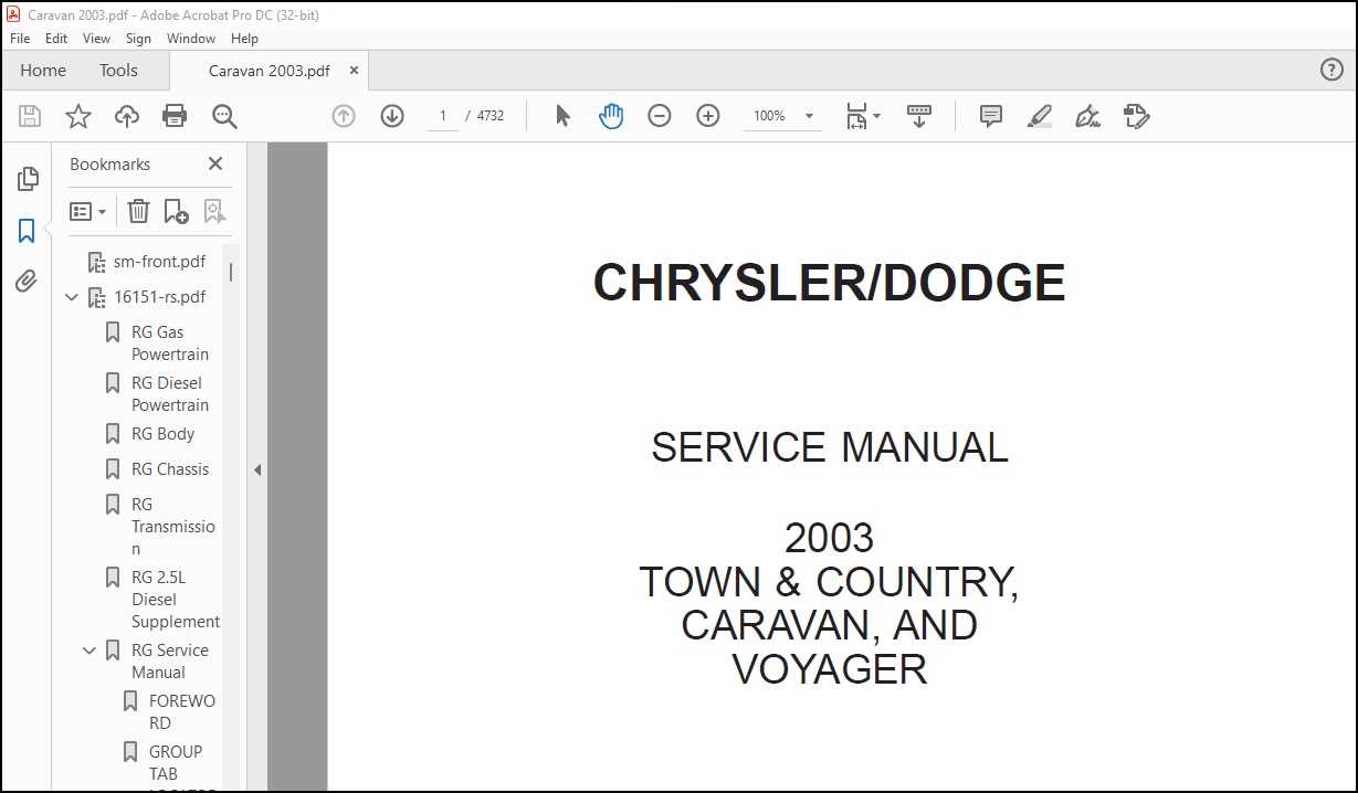 1997 plymouth grand voyager repair manual