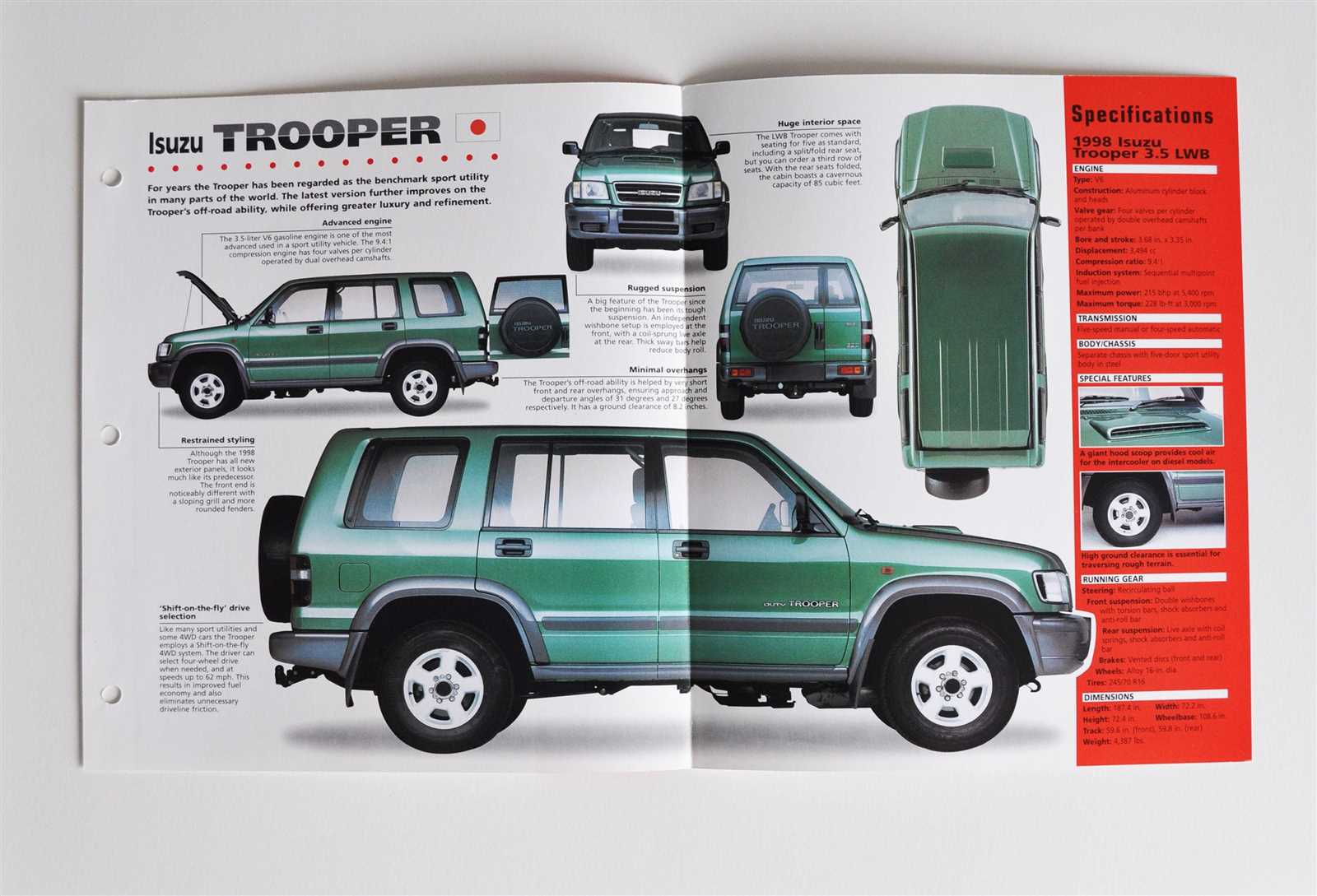 1993 isuzu trooper repair manual