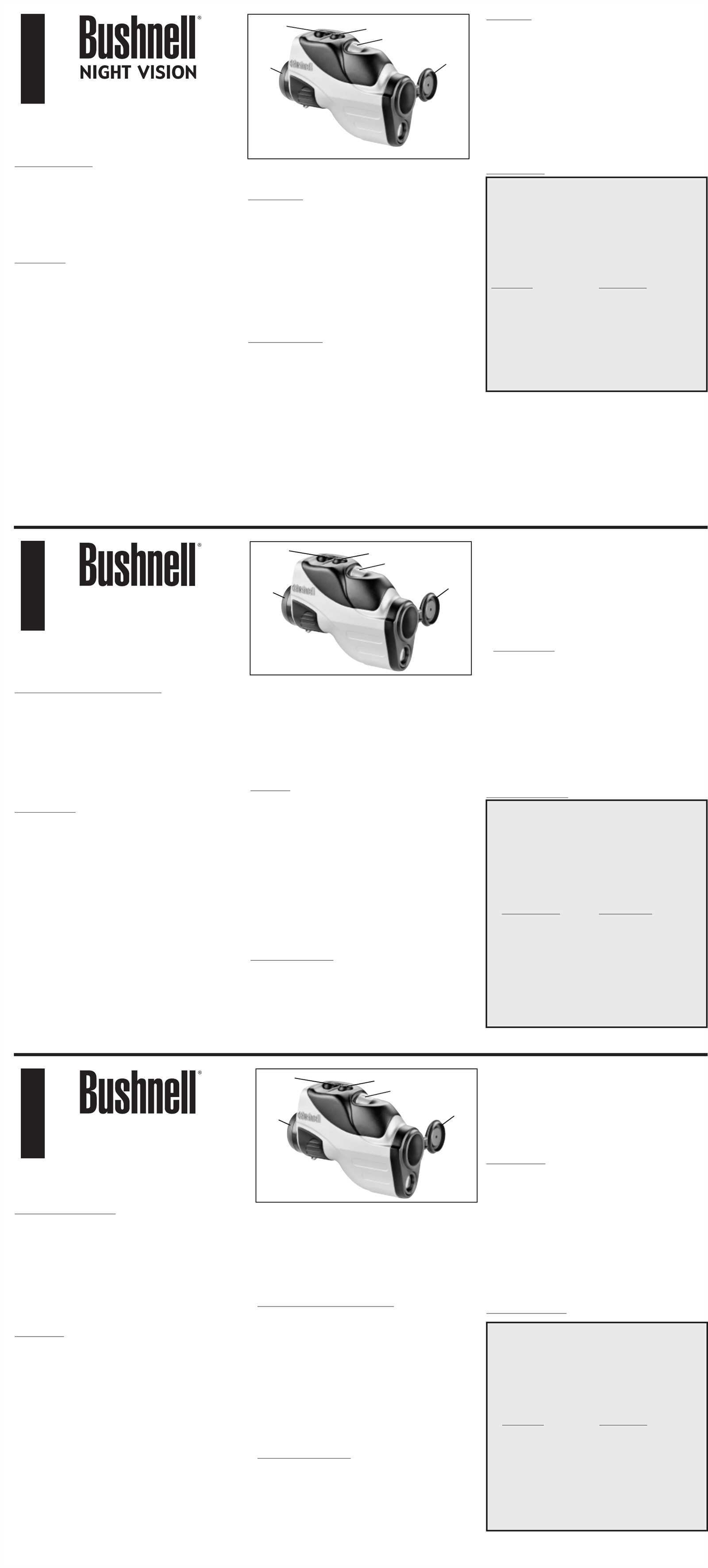 bushnell binoculars repair manual