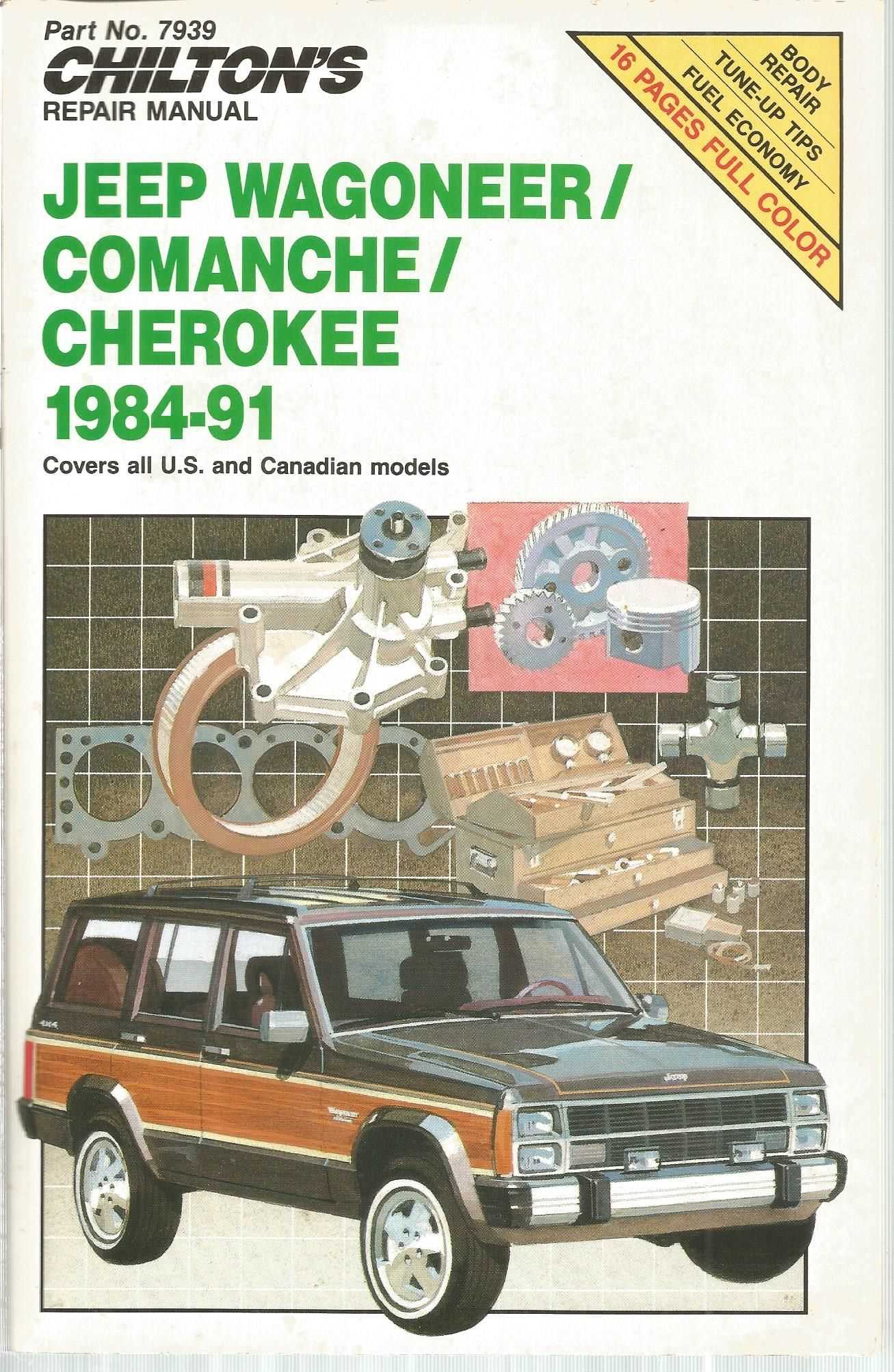 jeep comanche repair manual