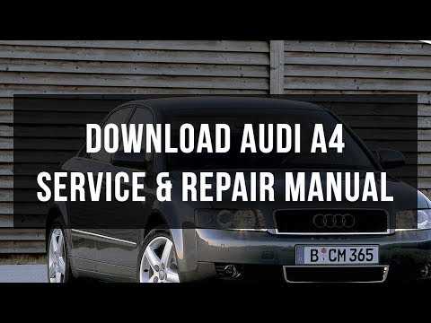 audi a4 service repair manual