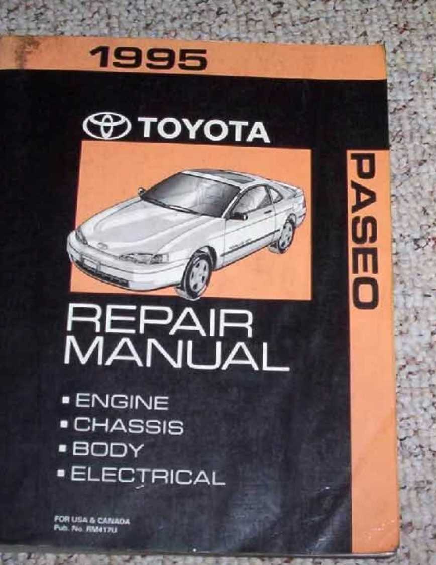 toyota paseo repair manual