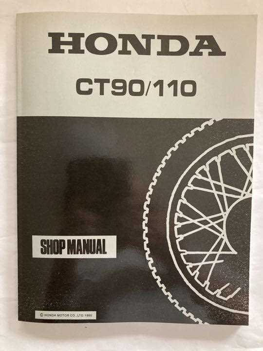 honda ct90 repair manual