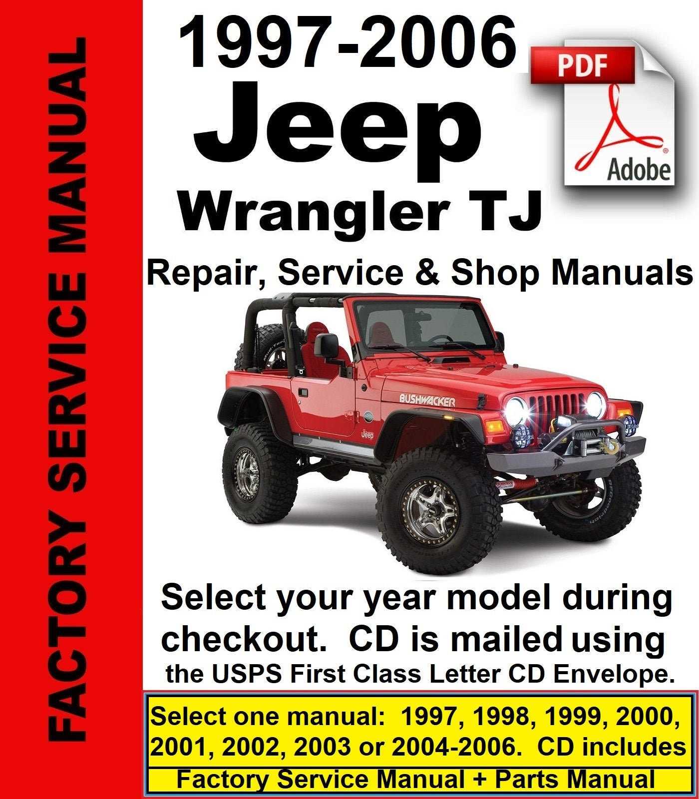 jeep wrangler tj repair manual