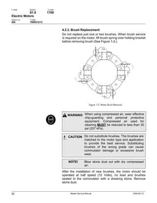 electric motor repair manual