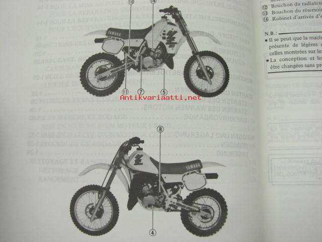 yamaha yz80 repair manual