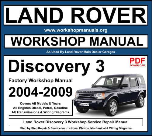 land rover lr3 repair manual