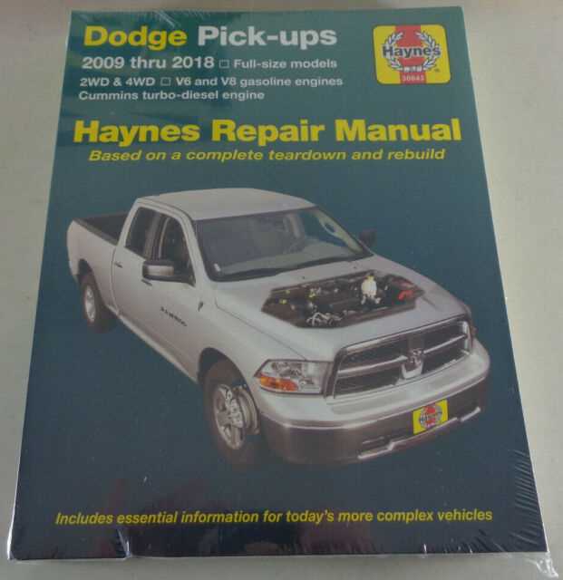 2009 dodge ram repair manual