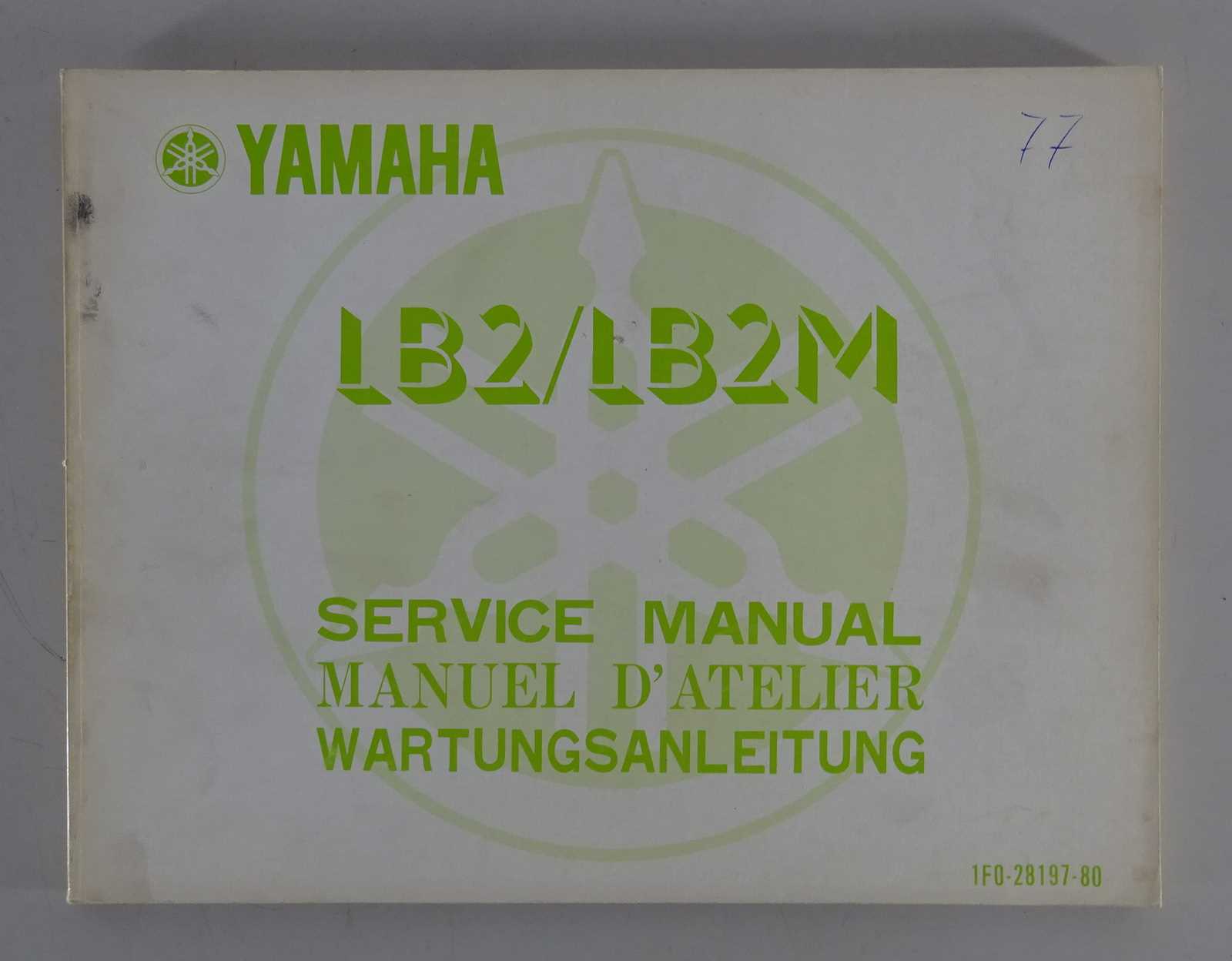 yamaha chappy repair manual