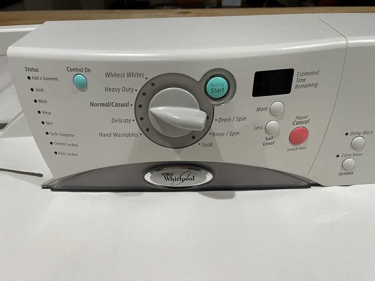 whirlpool estate washer repair manual