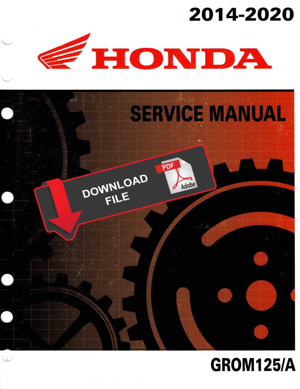 honda grom repair manual