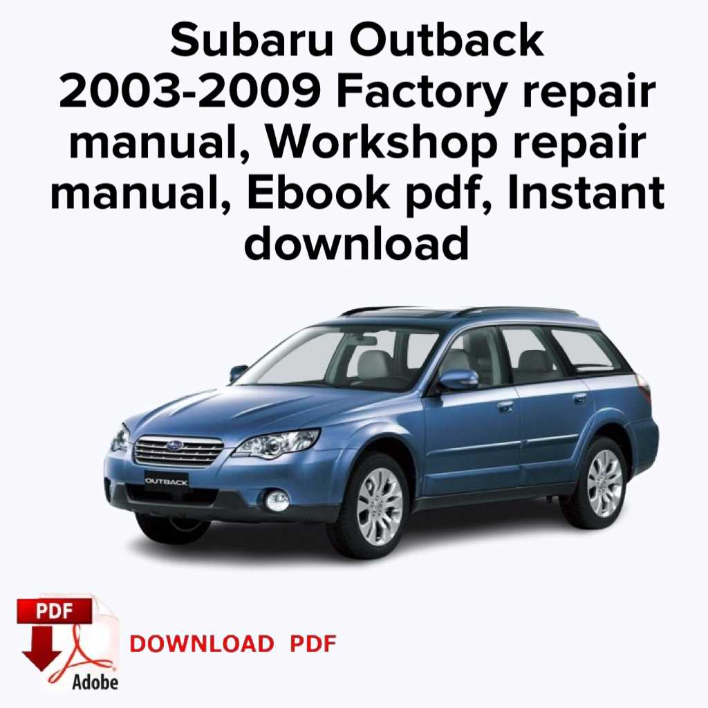 subaru outback repair manual