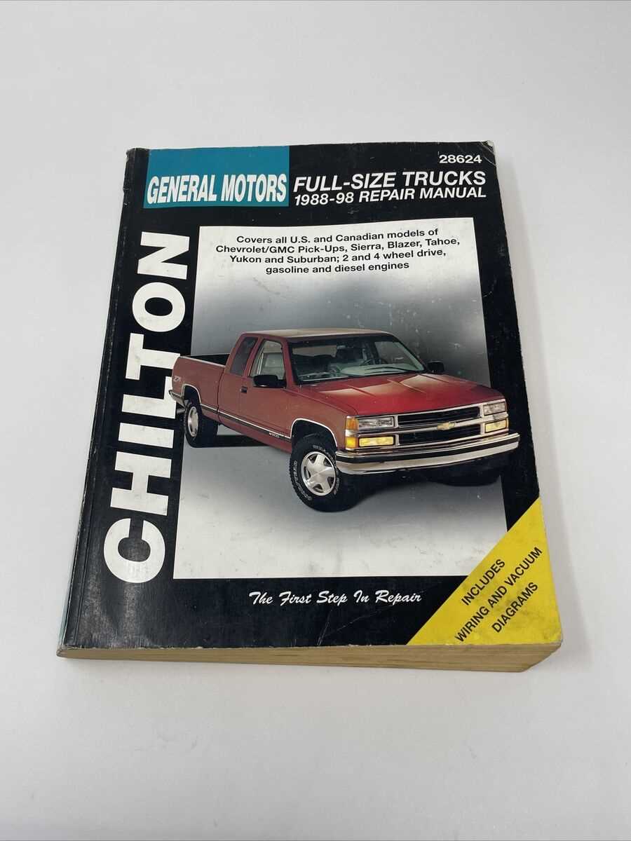 1998 chevy silverado repair manual