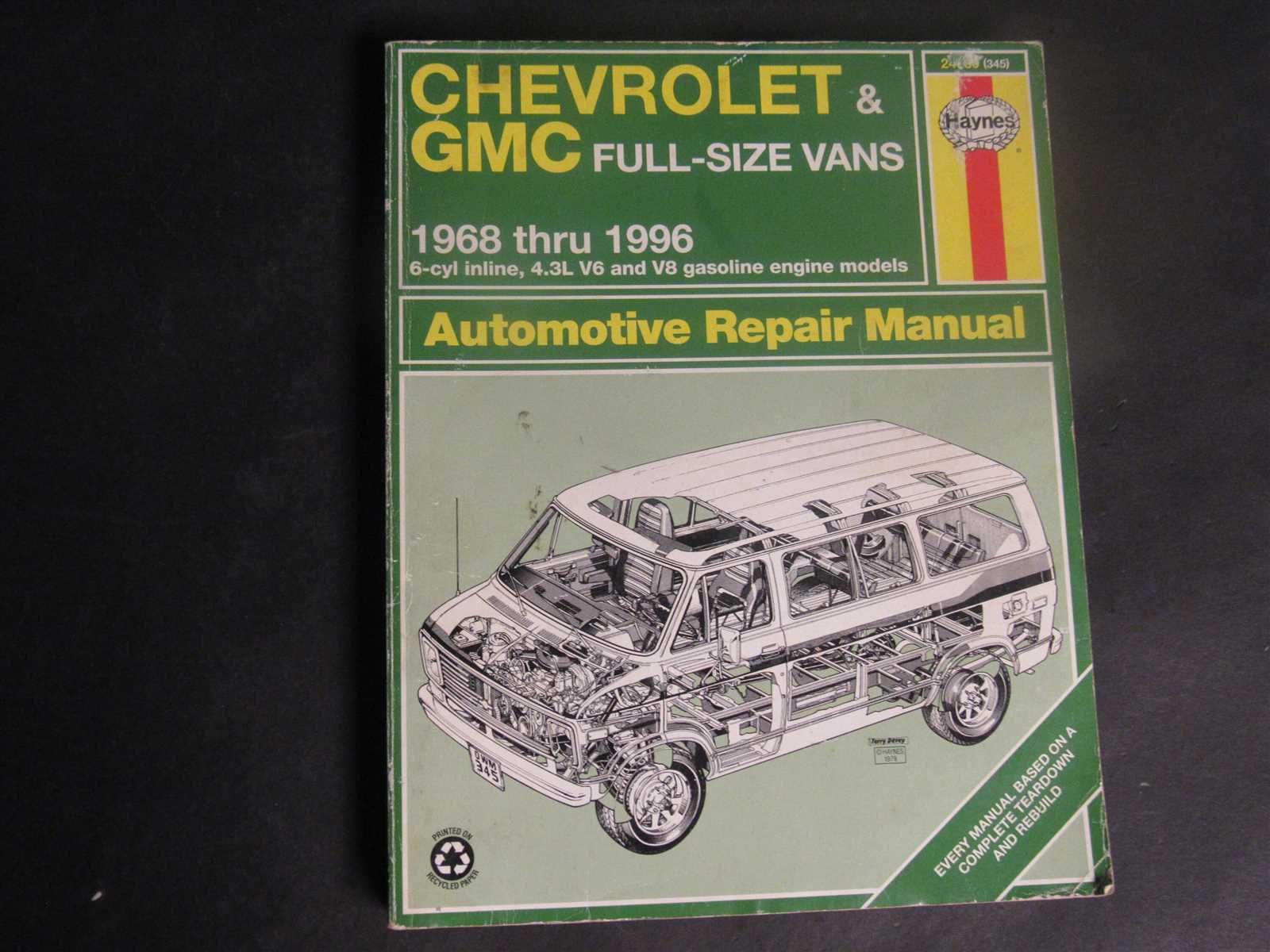 chevrolet g20 van repair manual