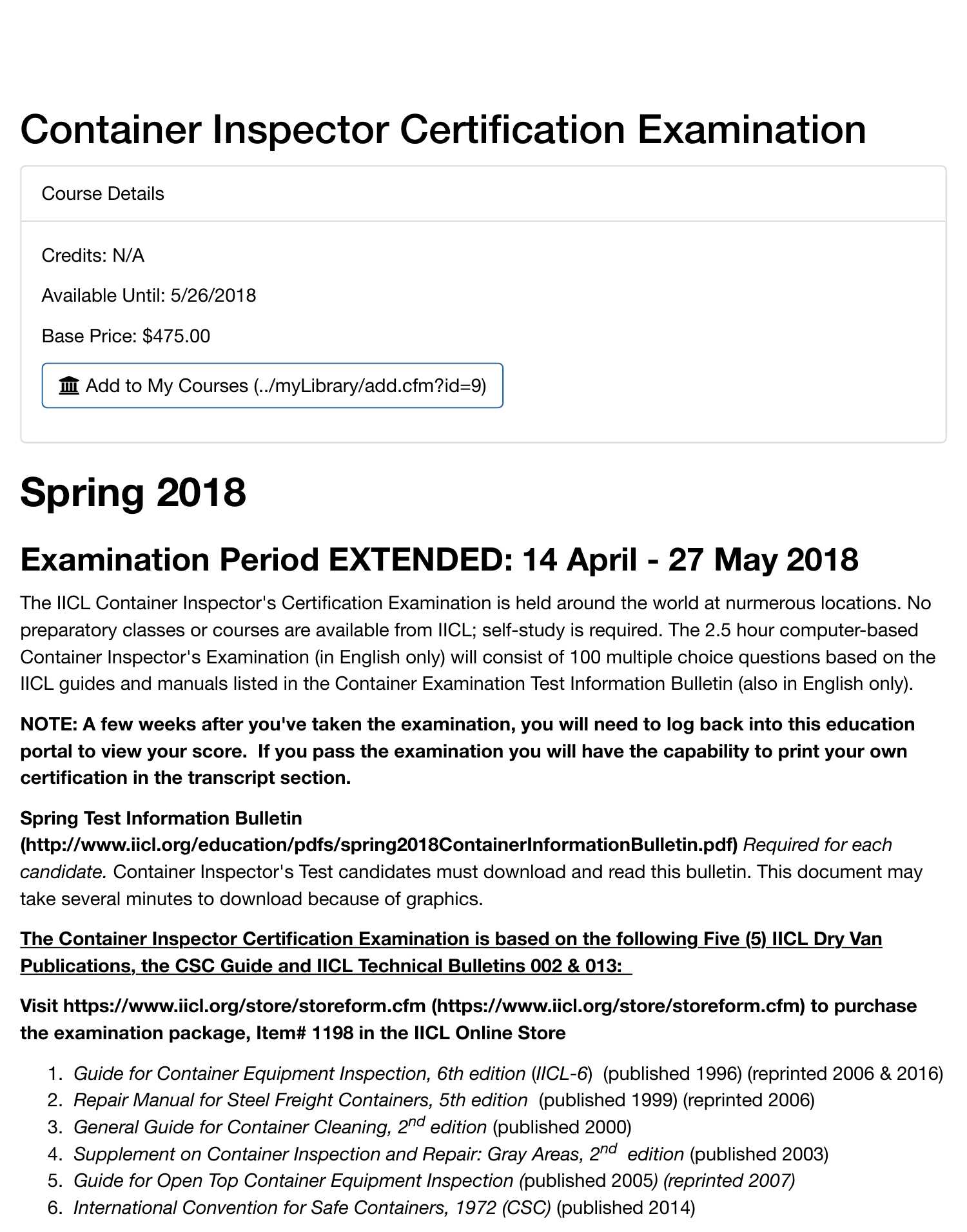 iicl container repair manual