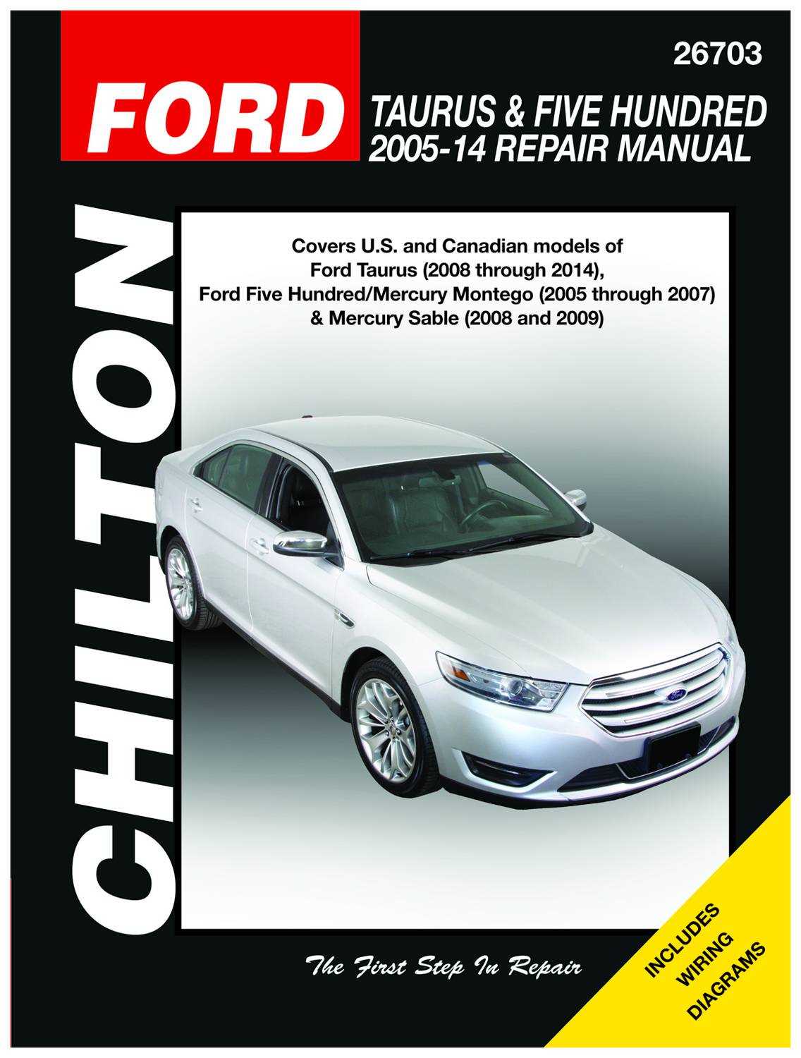 chilton ford taurus repair manual