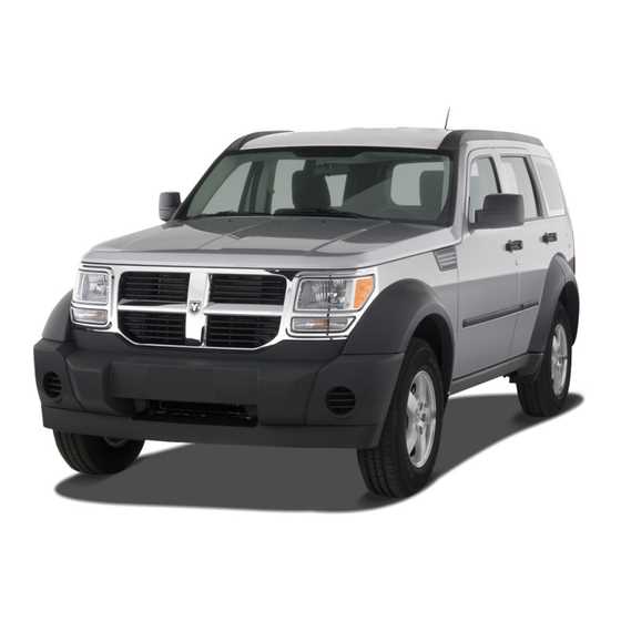 dodge nitro repair manual