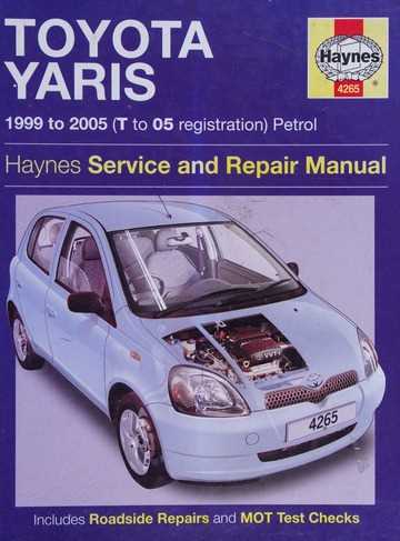 2009 toyota yaris repair manual