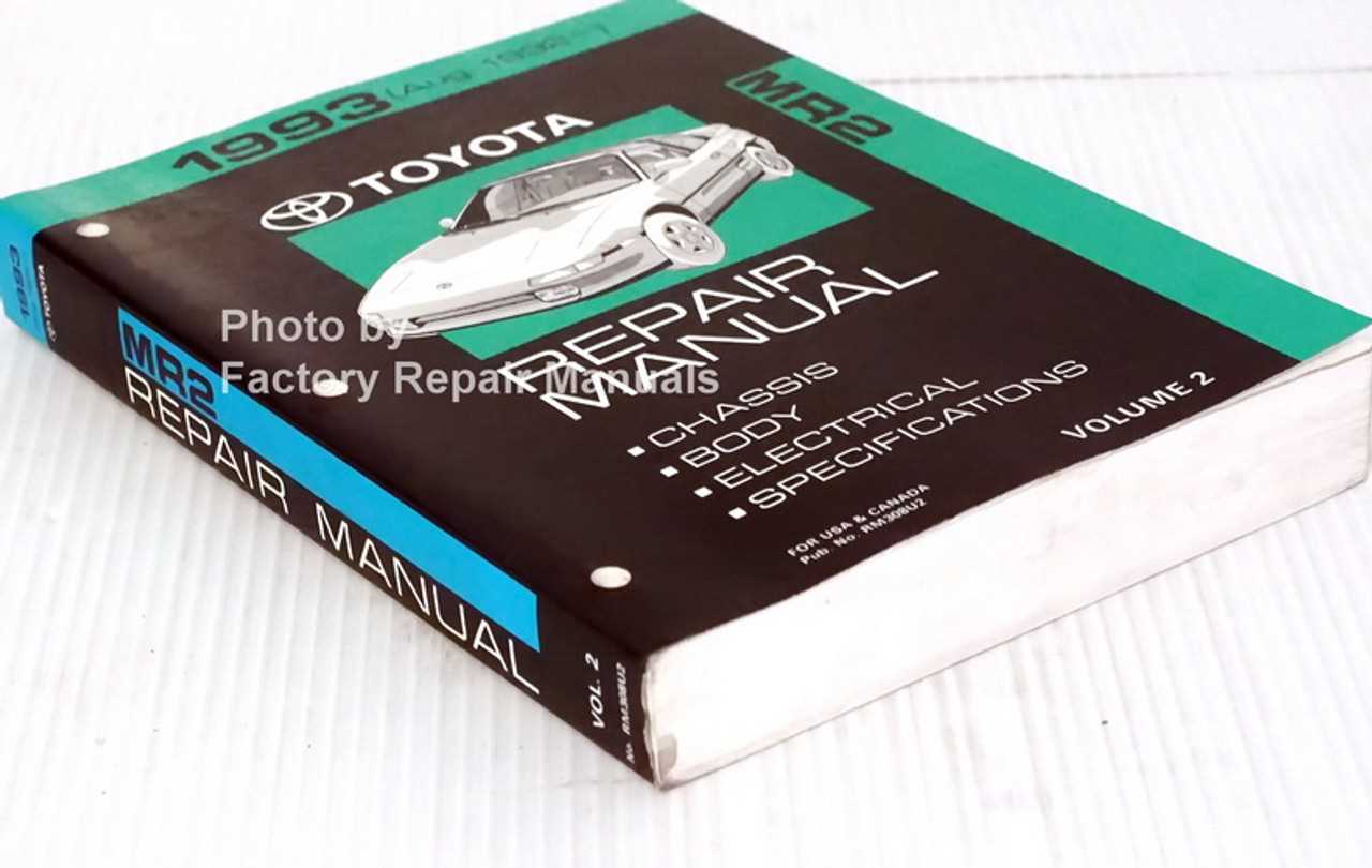 1993 toyota mr2 repair manual