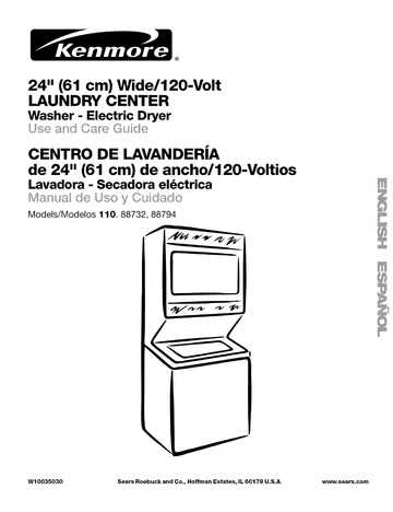 kenmore washing machine model 110 repair manual